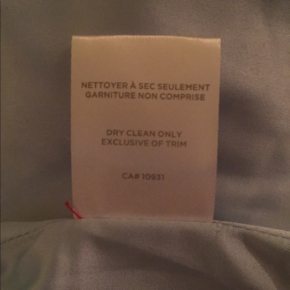 Blue cropped wool blend blazer jacket medium sz 8 - Picture 7 of 8